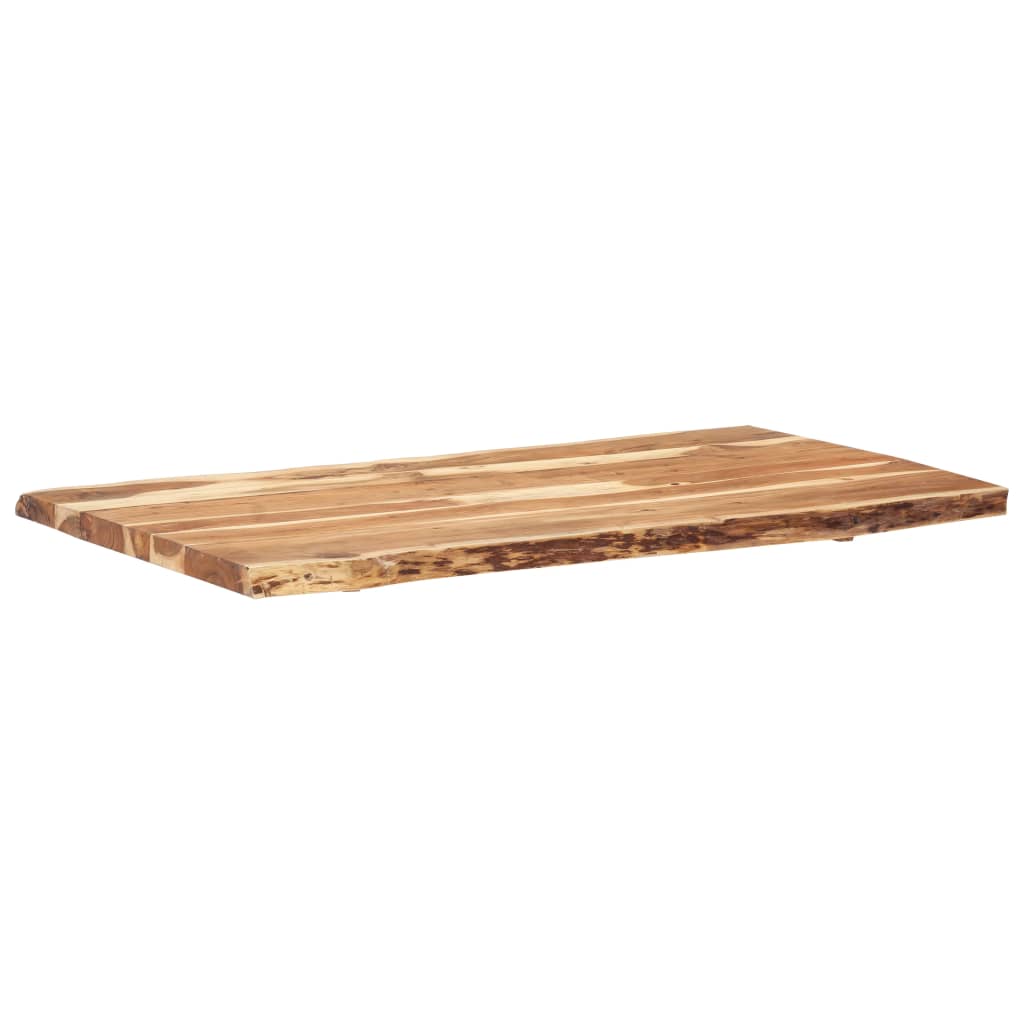 vidaXL Table Top Solid Acacia Wood 118x(50-60)x3.8 cm