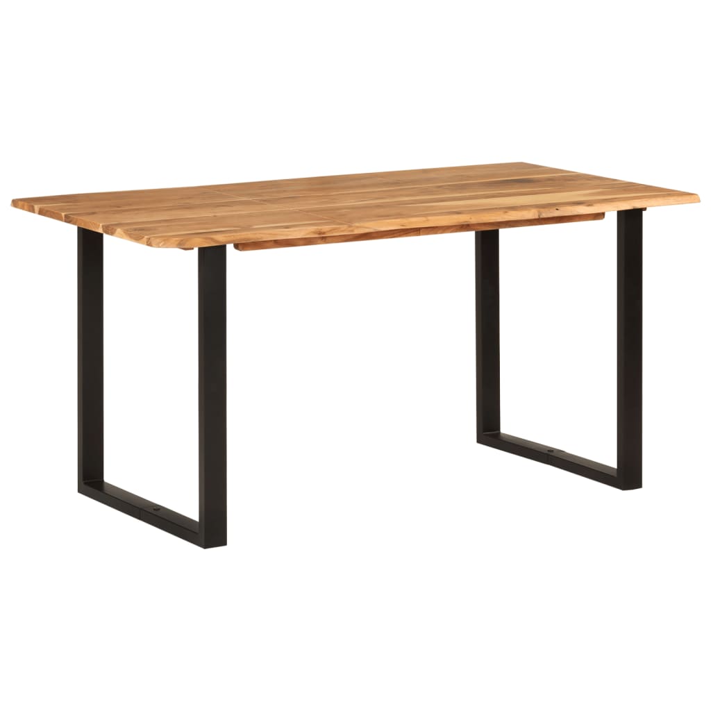 vidaXL Dining Table 154x80x76 cm Solid Acacia Wood