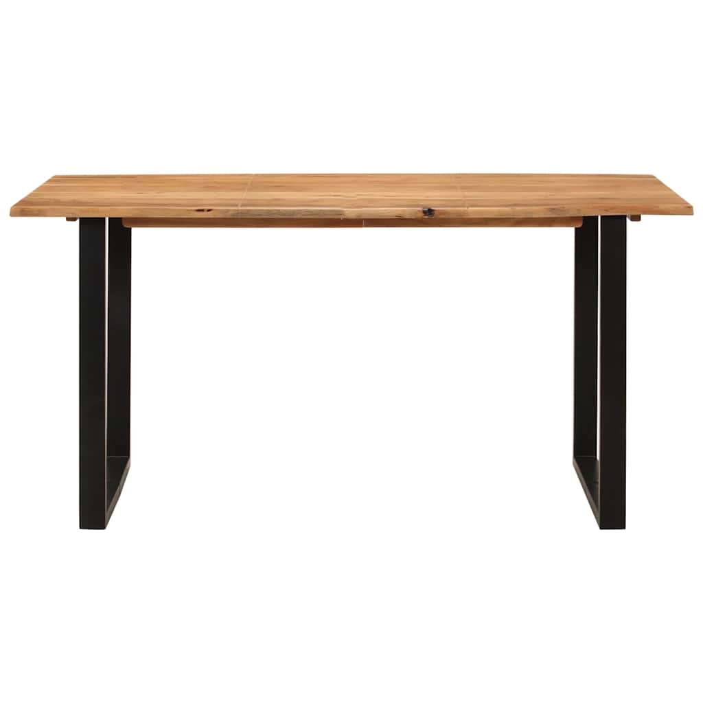 286473 vidaXL Dining Table 154x80x76 cm Solid Acacia Wood