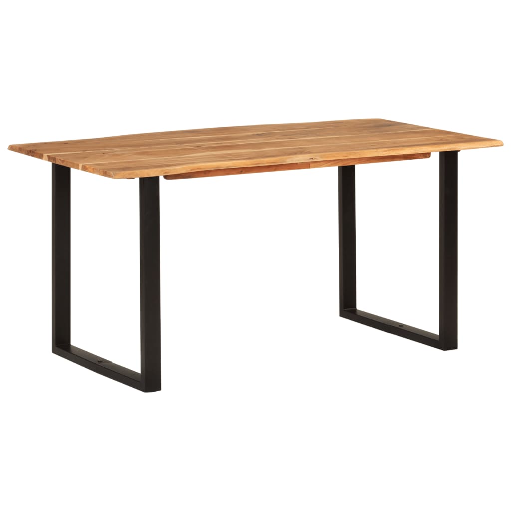 vidaXL Dining Table 154x80x76 cm Solid Acacia Wood