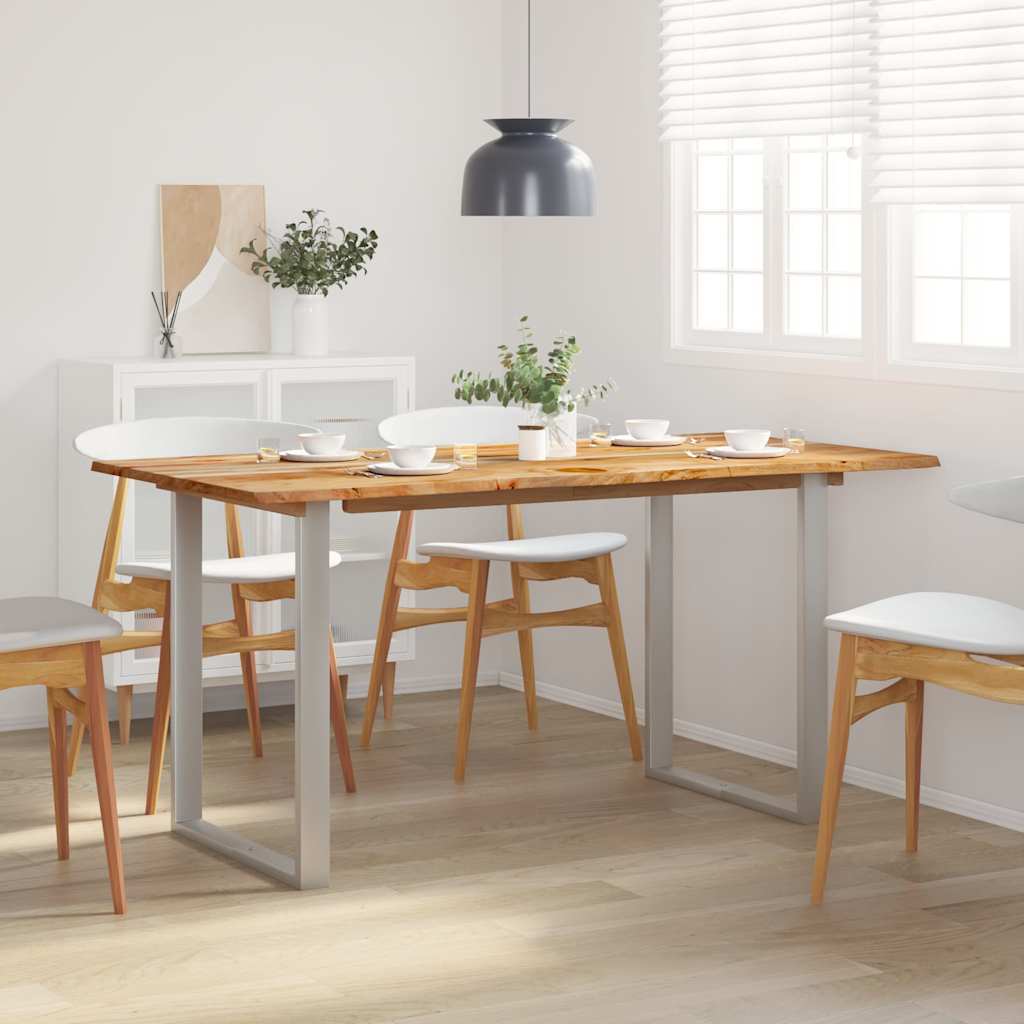 286477 vidaXL Dining Table 154x80x76 cm Solid Acacia Wood