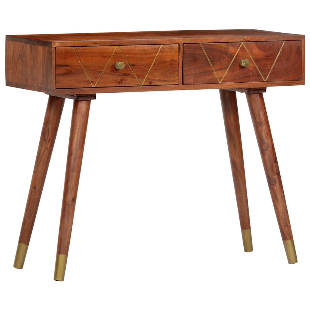 286174 vidaXL Console Table 90x35x76 cm Solid Acacia Wood