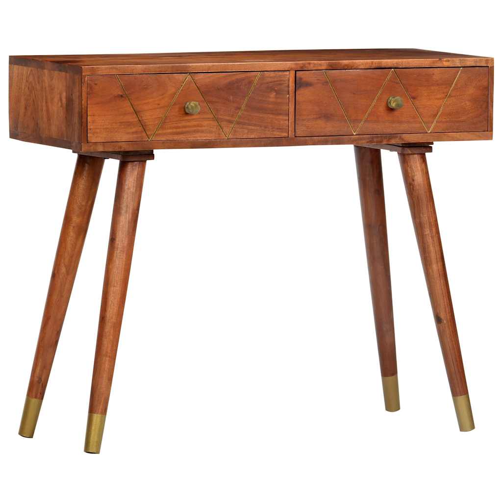 286174 vidaXL Console Table 90x35x76 cm Solid Acacia Wood