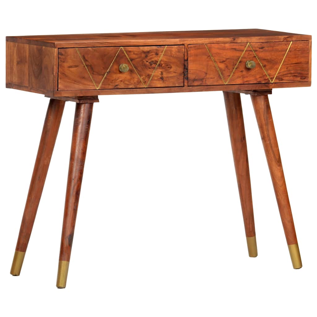 286174 vidaXL Console Table 90x35x76 cm Solid Acacia Wood