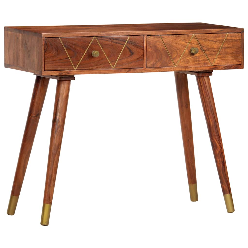 286174 vidaXL Console Table 90x35x76 cm Solid Acacia Wood