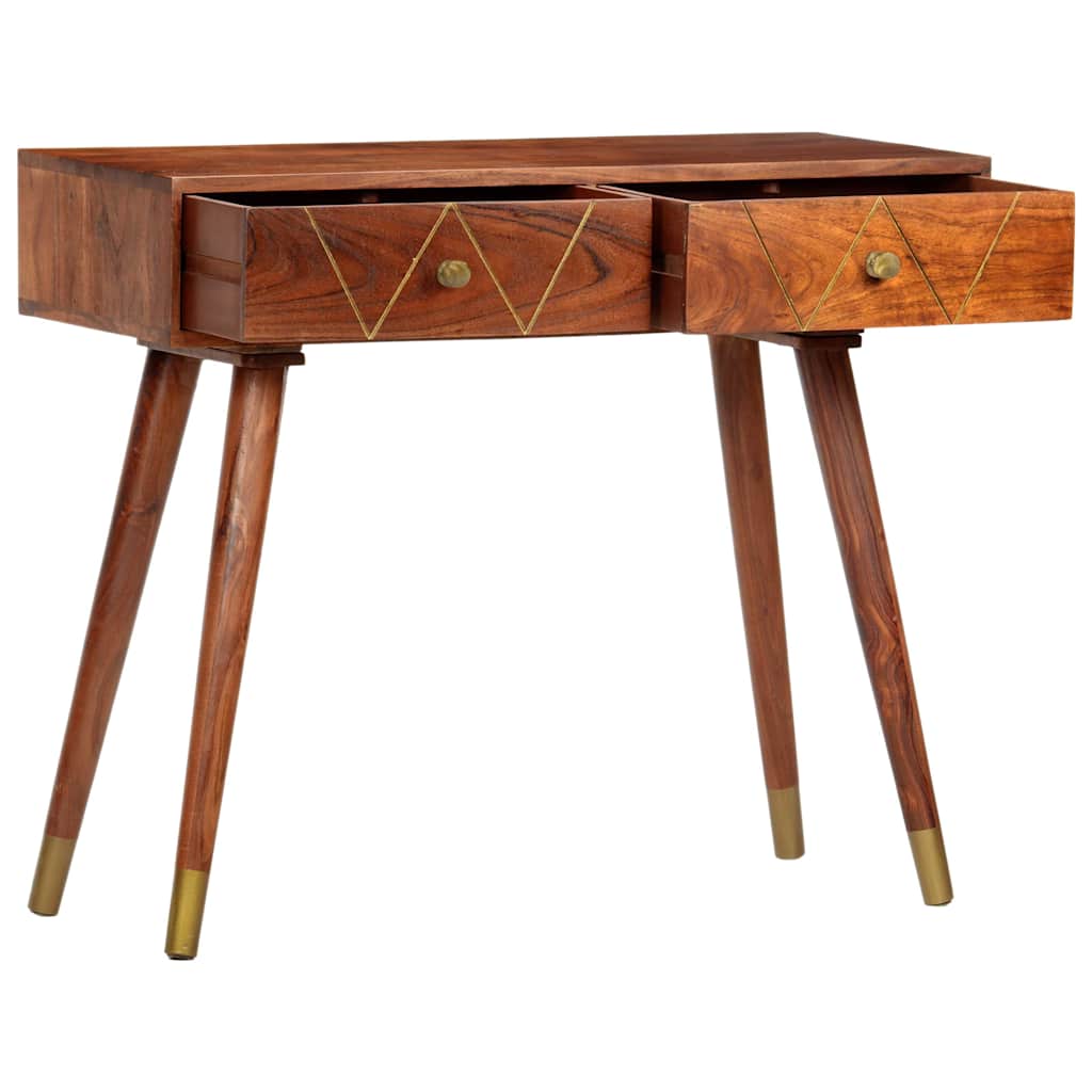 286174 vidaXL Console Table 90x35x76 cm Solid Acacia Wood