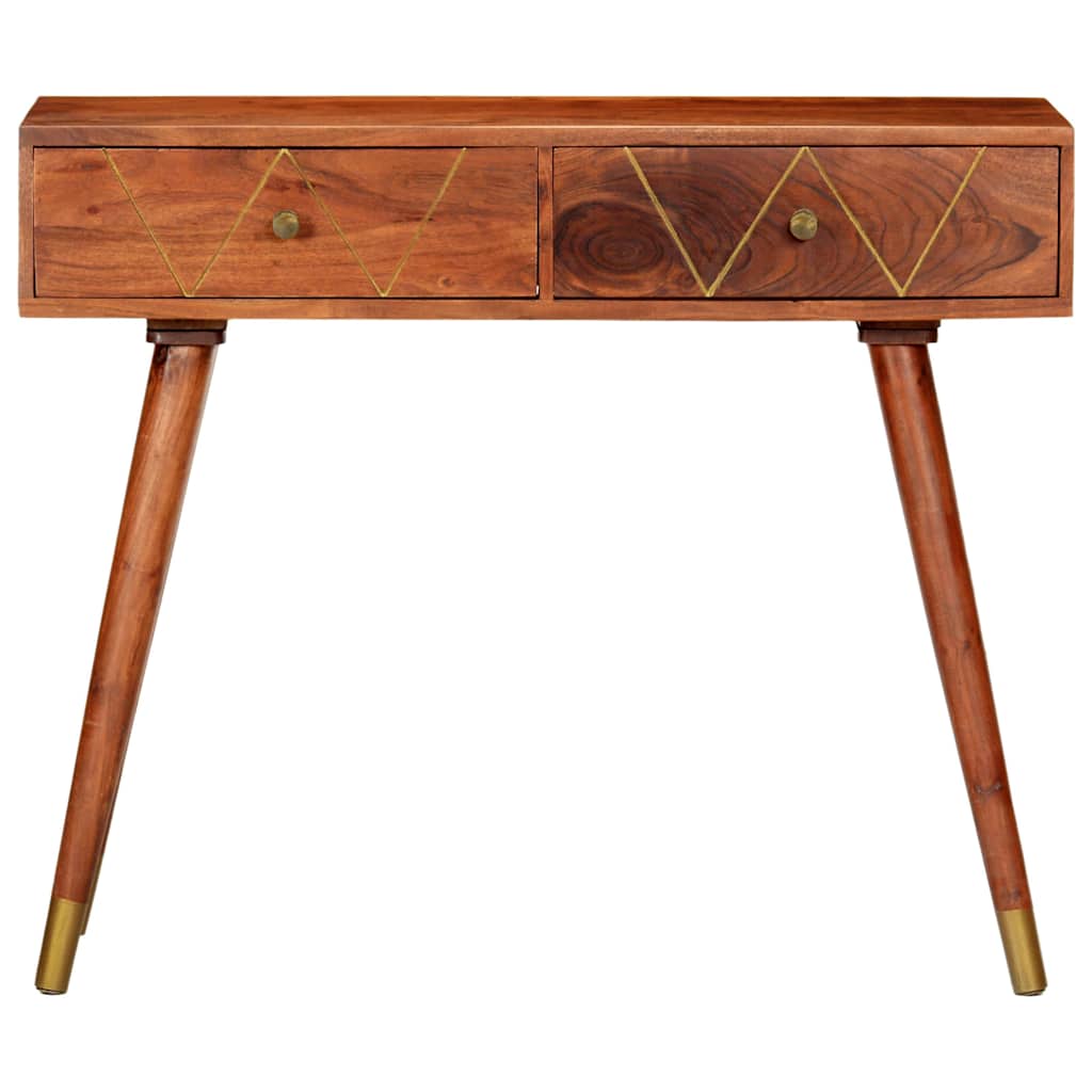 286174 vidaXL Console Table 90x35x76 cm Solid Acacia Wood