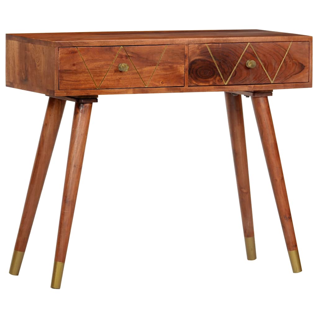 286174 vidaXL Console Table 90x35x76 cm Solid Acacia Wood