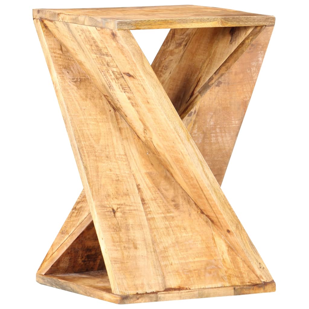 286183 vidaXL Side Table 35x35x55 cm Solid Mango Wood