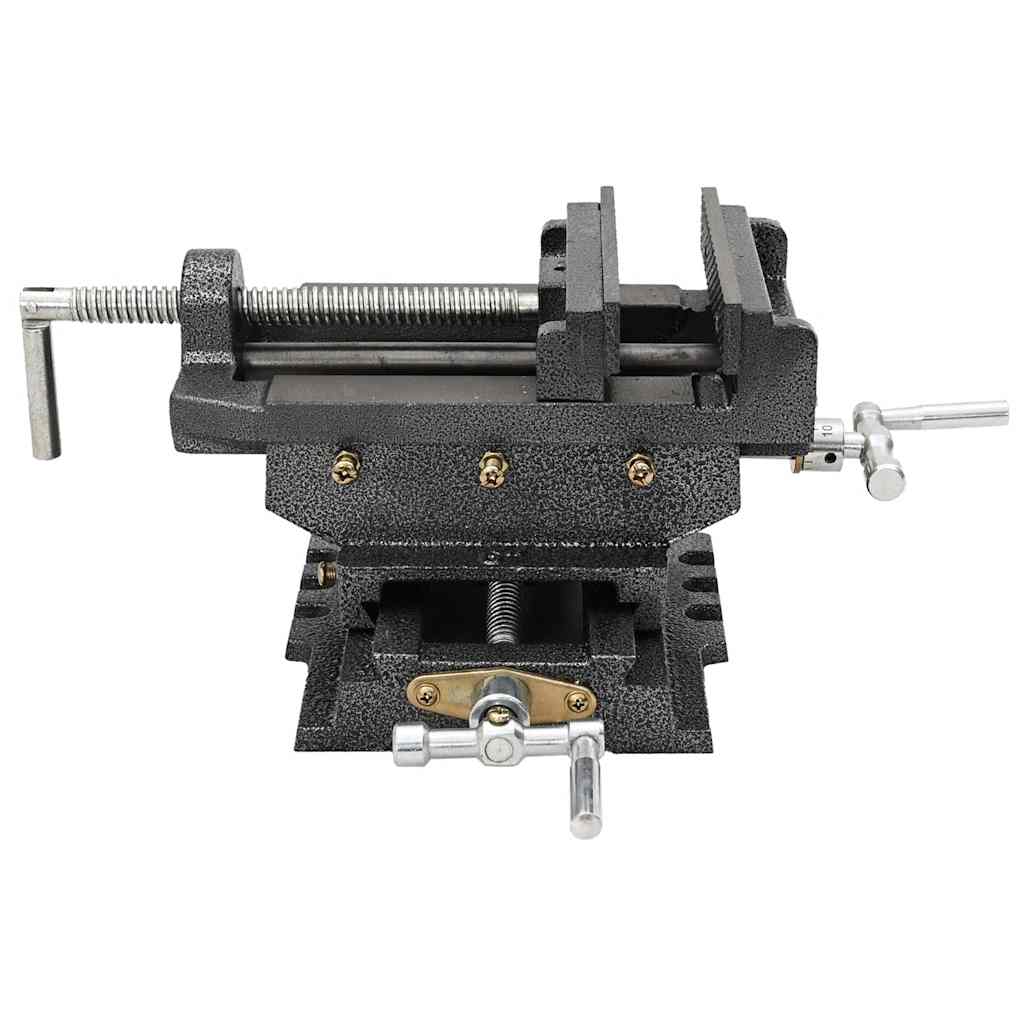 vidaXL Manually Operated Cross Slide Drill Press Vice 150 mm