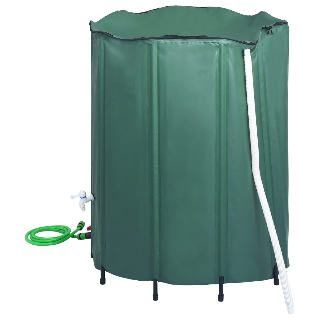 vidaXL Collapsible Rain Water Tank with Spigot 1000 L