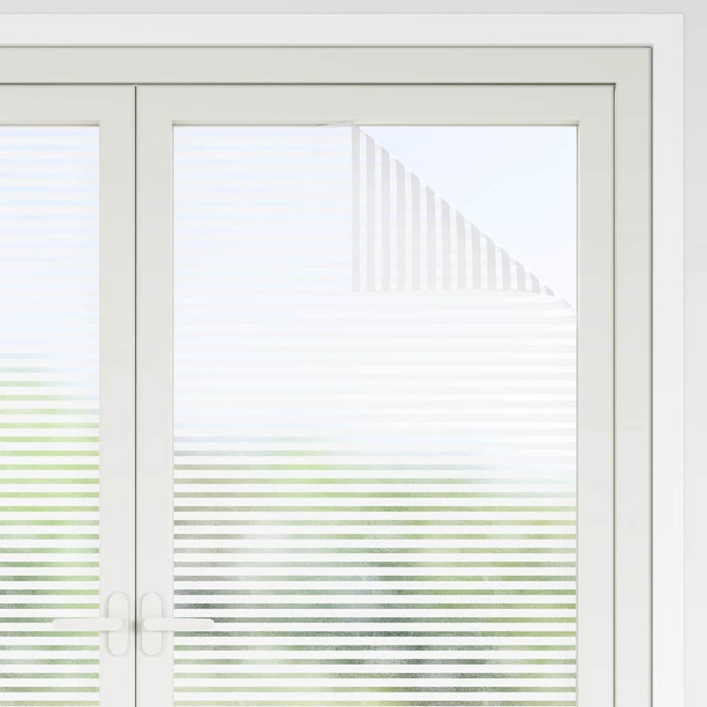 Window Film Frosted Stripes Design 0.9x50 m PVC
