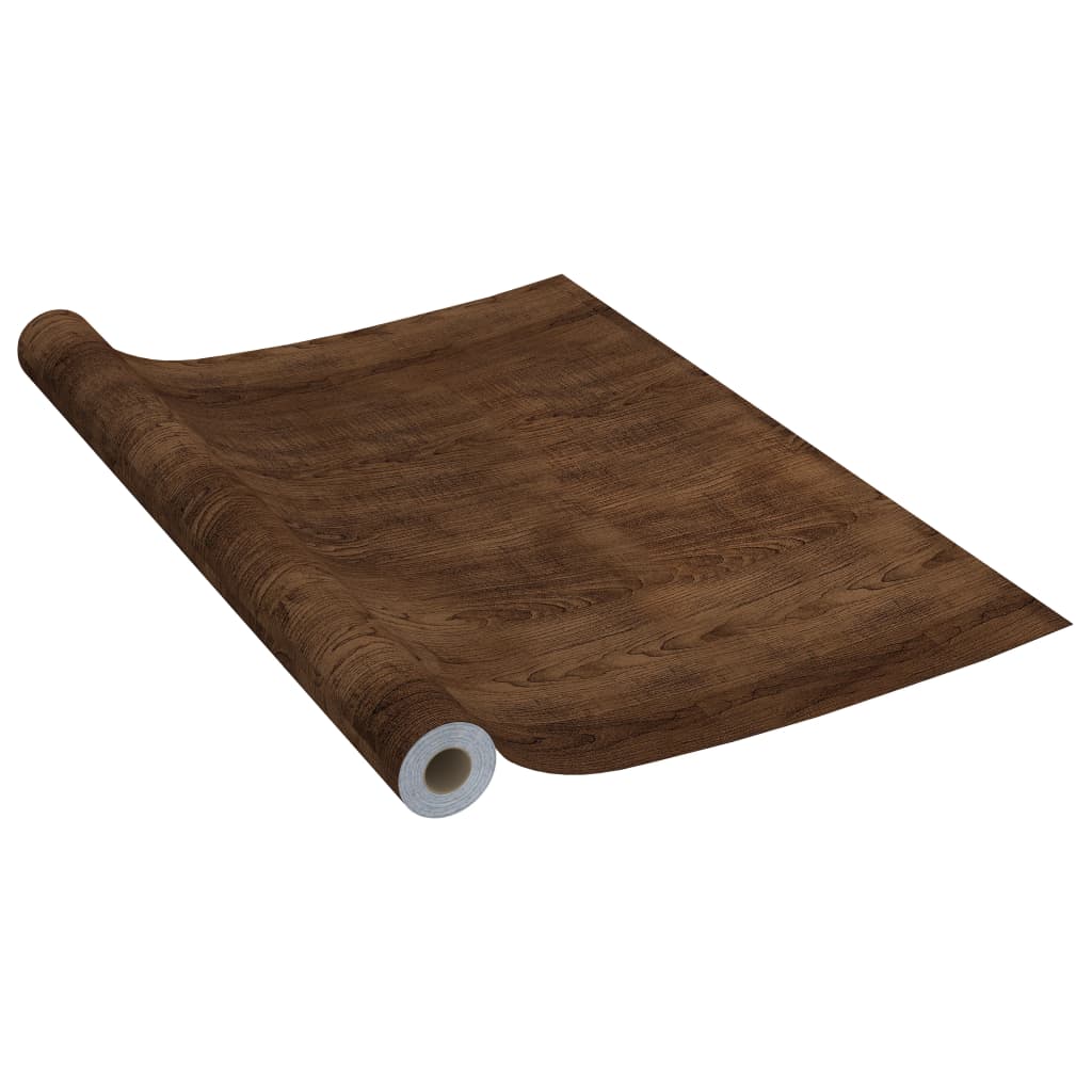 Self-adhesive Furniture Film Dark Oak  500x90 cm PVC