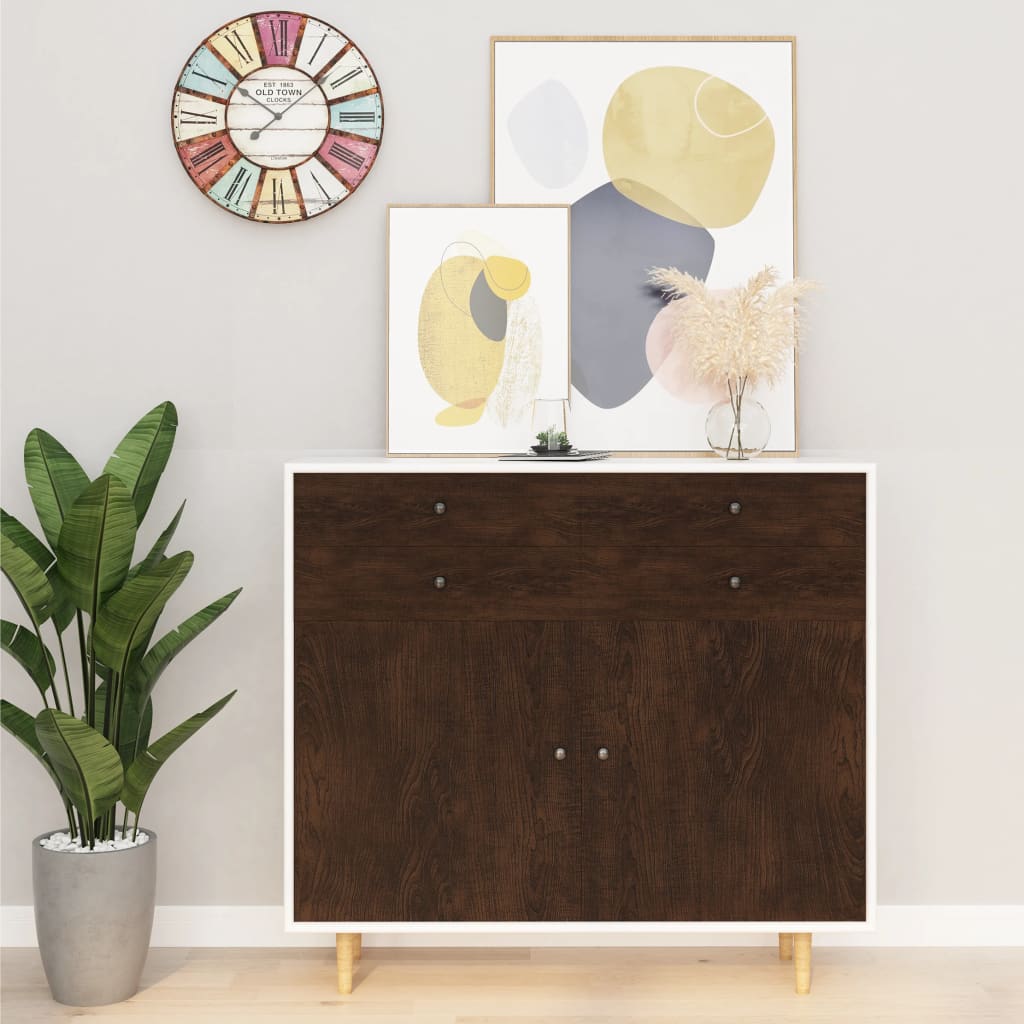 Self-adhesive Furniture Film Dark Oak  500x90 cm PVC