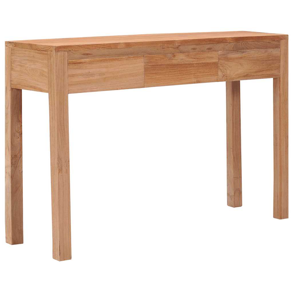 287229 vidaXL Console Table 110x35x75 cm Solid Teak Wood