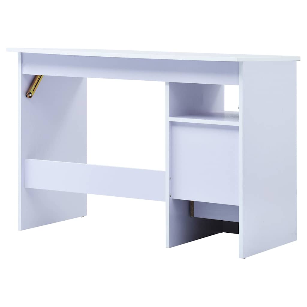 287448 vidaXL Children Drawing Study Desk Tiltable White