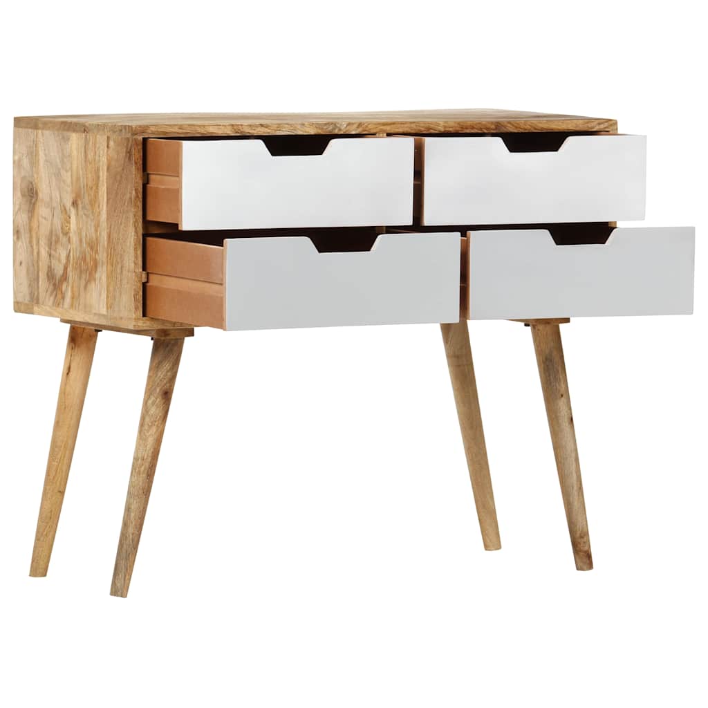 Sideboard | Brown | Solid Mango Wood | 85x40x71 cm | Storage | Vintage