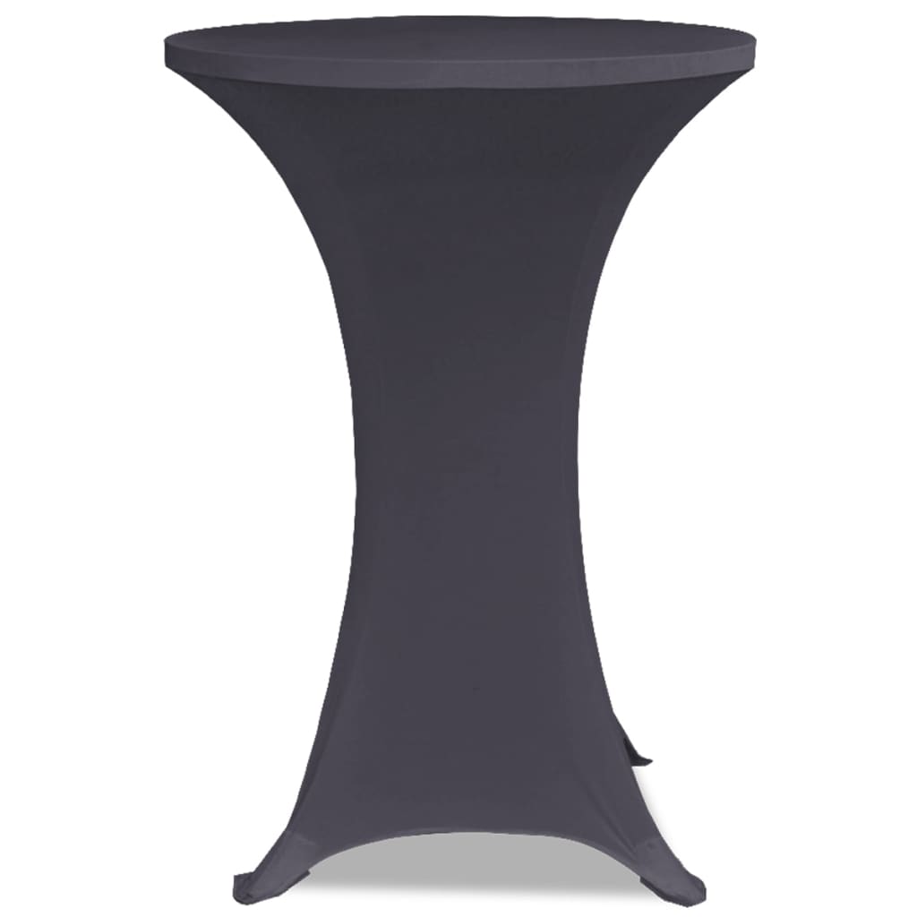 Stretch Table Cover 4 pcs 70 cm Anthracite