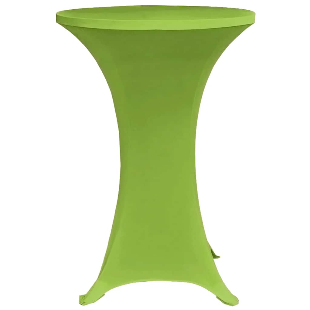 Stretch Table Cover 4 pcs 60 cm Green