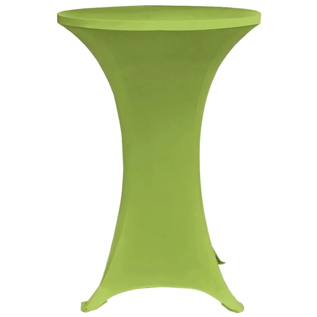 vidaXL Stretch Table Cover 4 pcs 70 cm Green