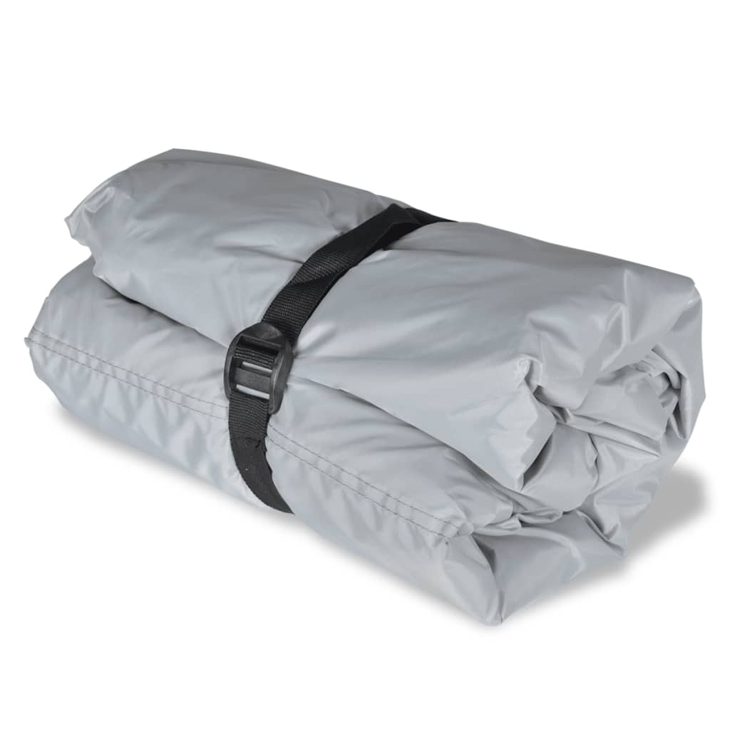 vidaXL Boat Covers 2 pcs Grey Length 427-488 cm Width 229 cm