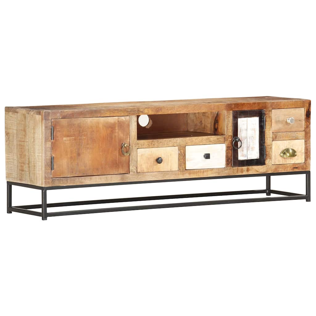 286506 vidaXL TV Cabinet 120x30x40 cm Solid Reclaimed Wood