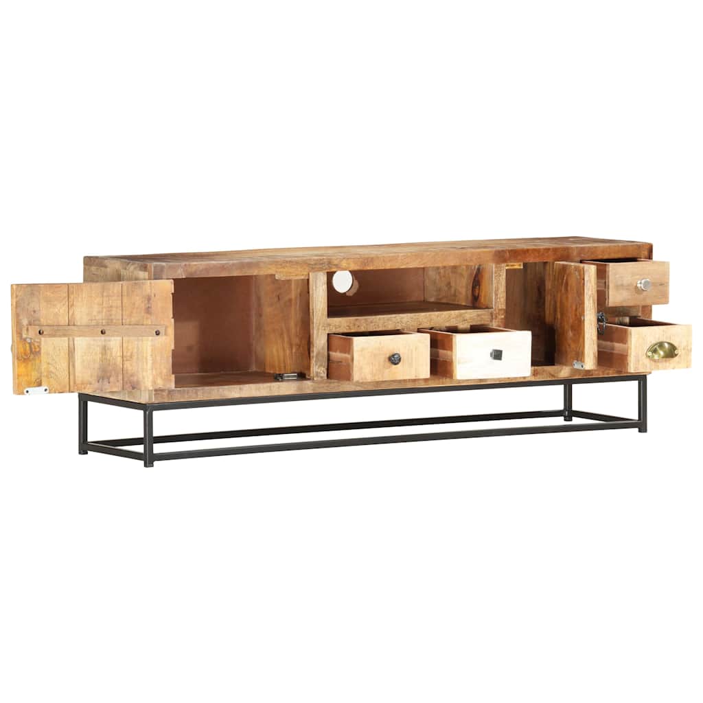 286506 vidaXL TV Cabinet 120x30x40 cm Solid Reclaimed Wood