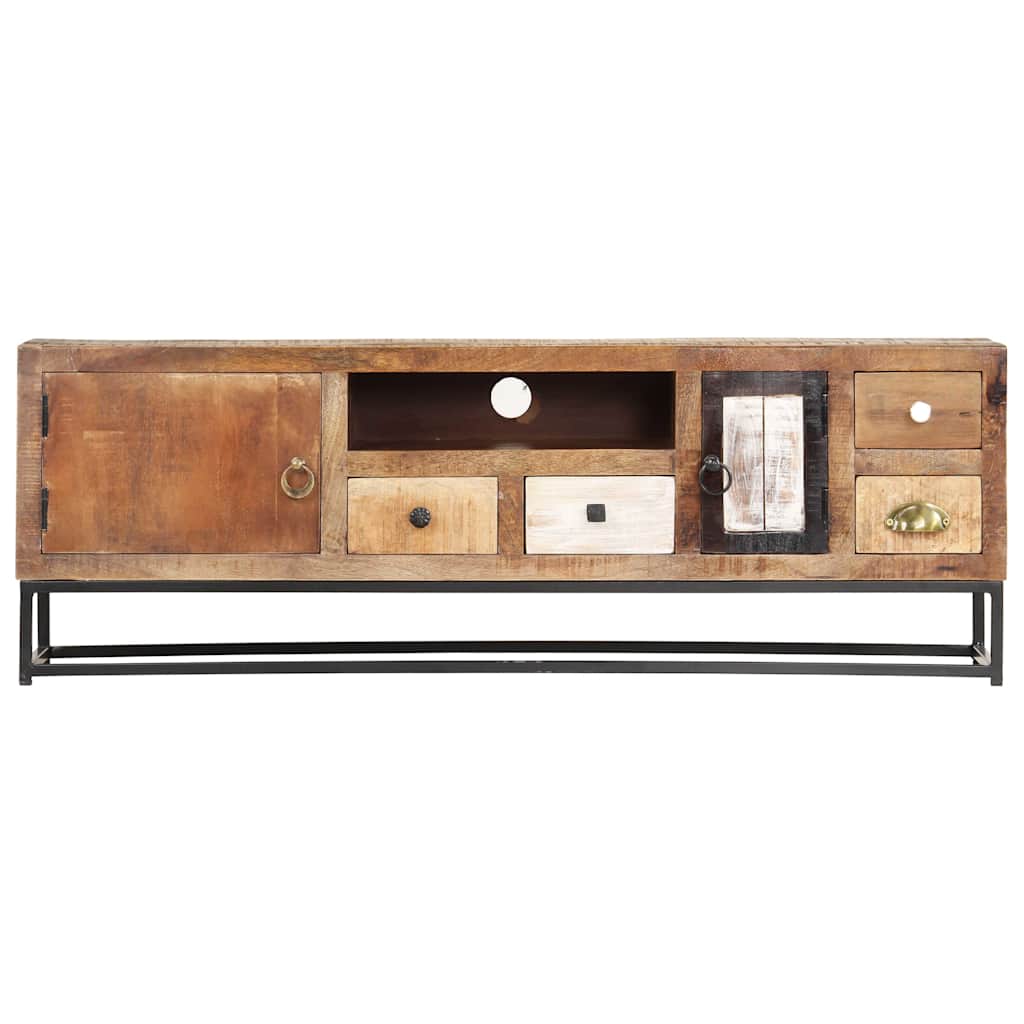 286506 vidaXL TV Cabinet 120x30x40 cm Solid Reclaimed Wood