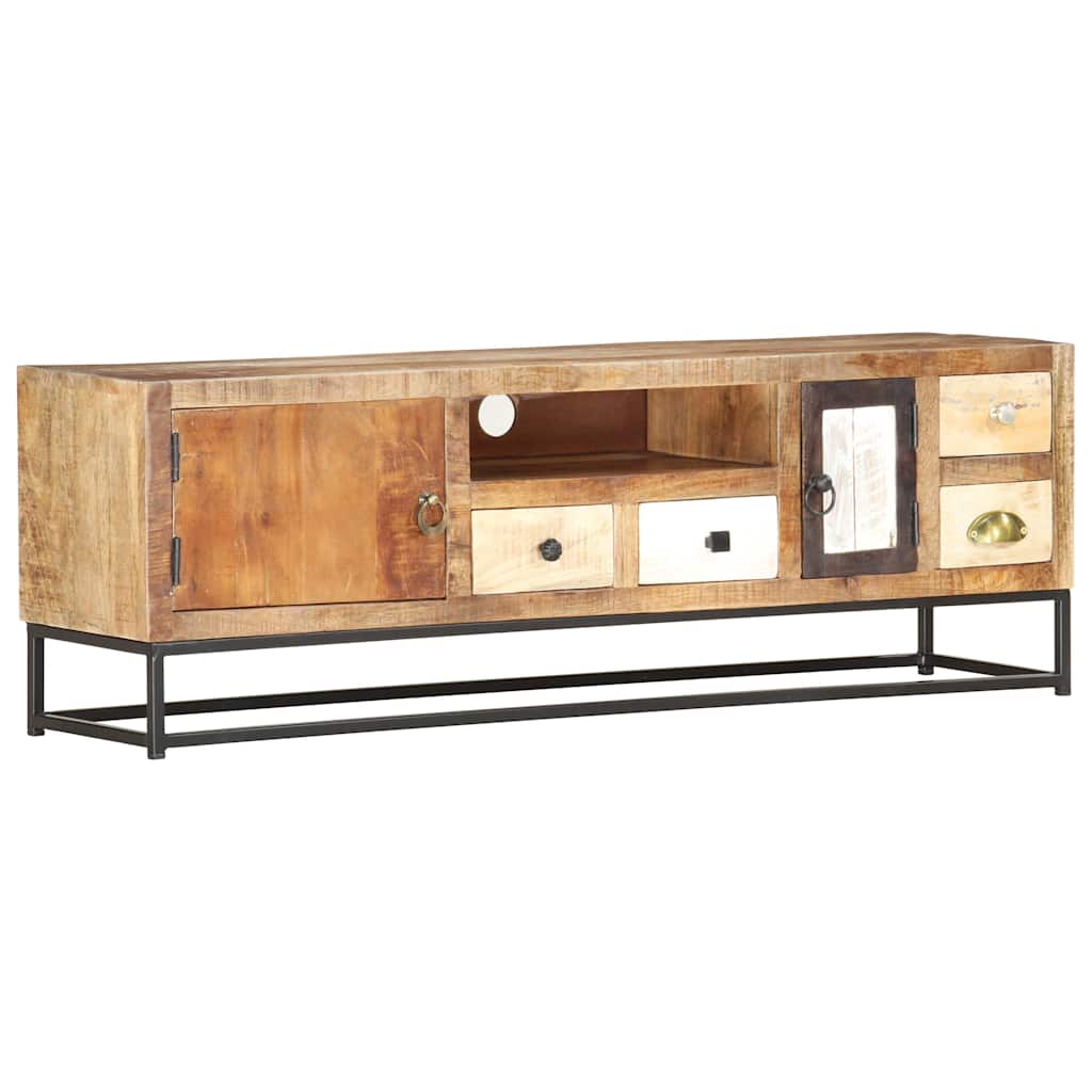 286506 vidaXL TV Cabinet 120x30x40 cm Solid Reclaimed Wood