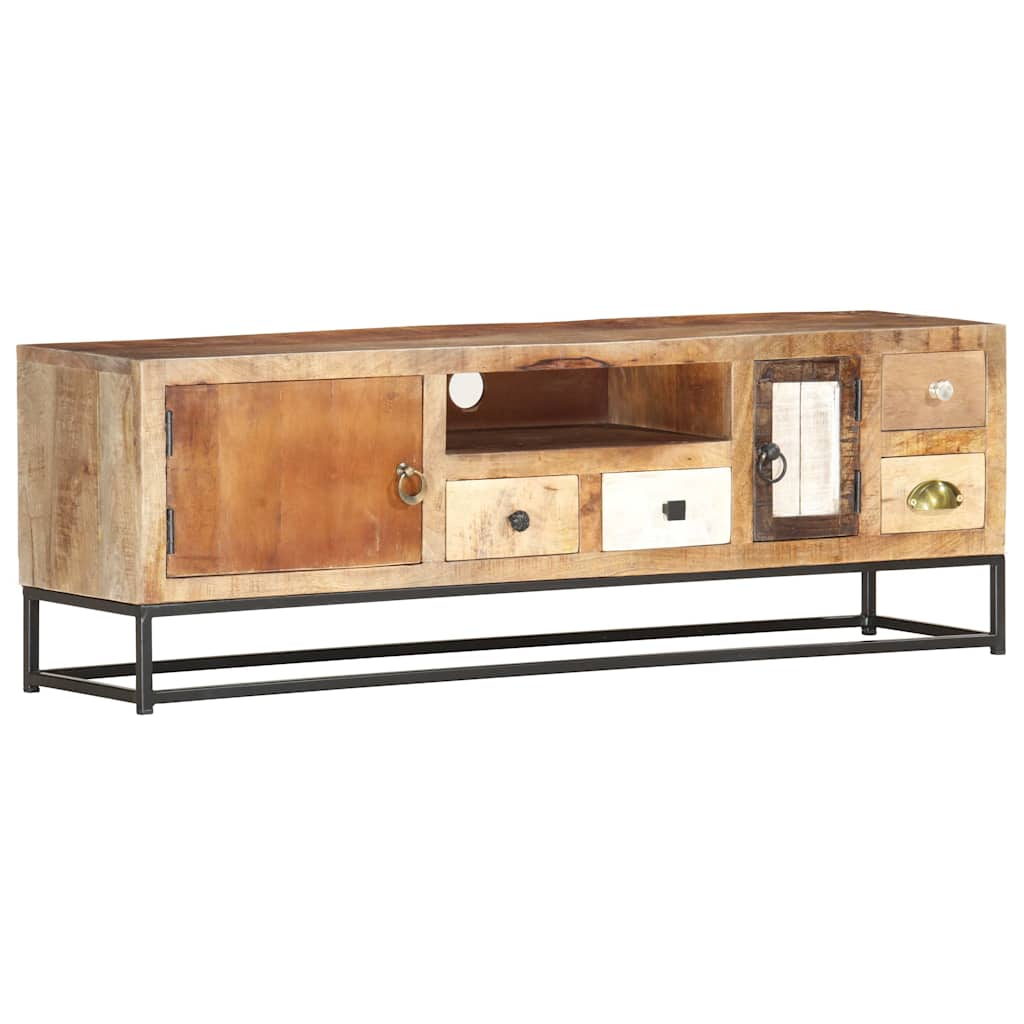 286506 vidaXL TV Cabinet 120x30x40 cm Solid Reclaimed Wood