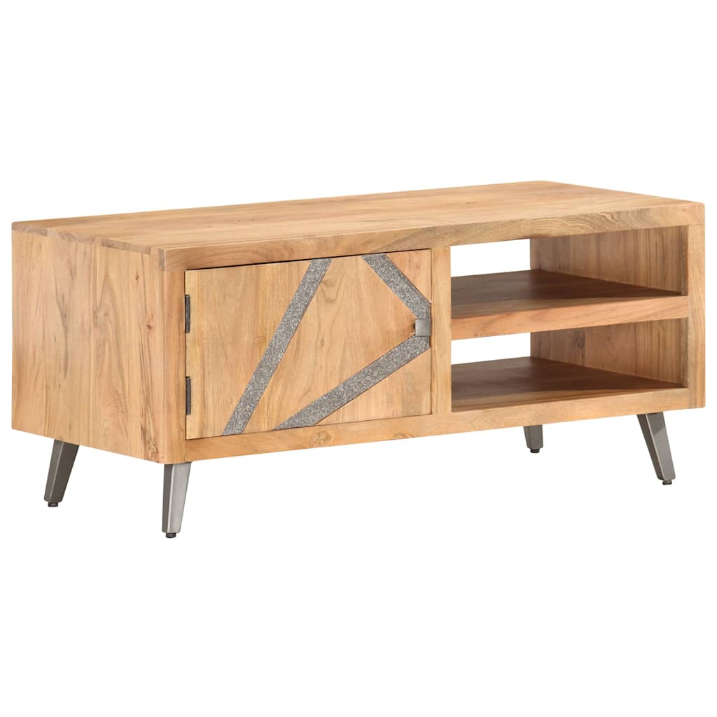 286548 vidaXL Coffee Table 90x45x40 cm Solid Acacia Wood