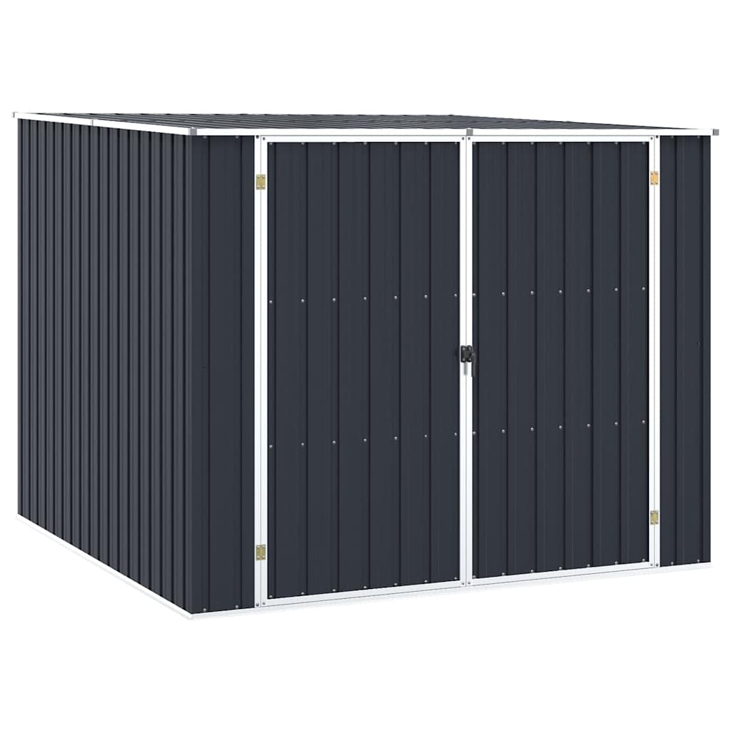 Garden Shed Anthracite 195x198x159 cm Galvanised Steel