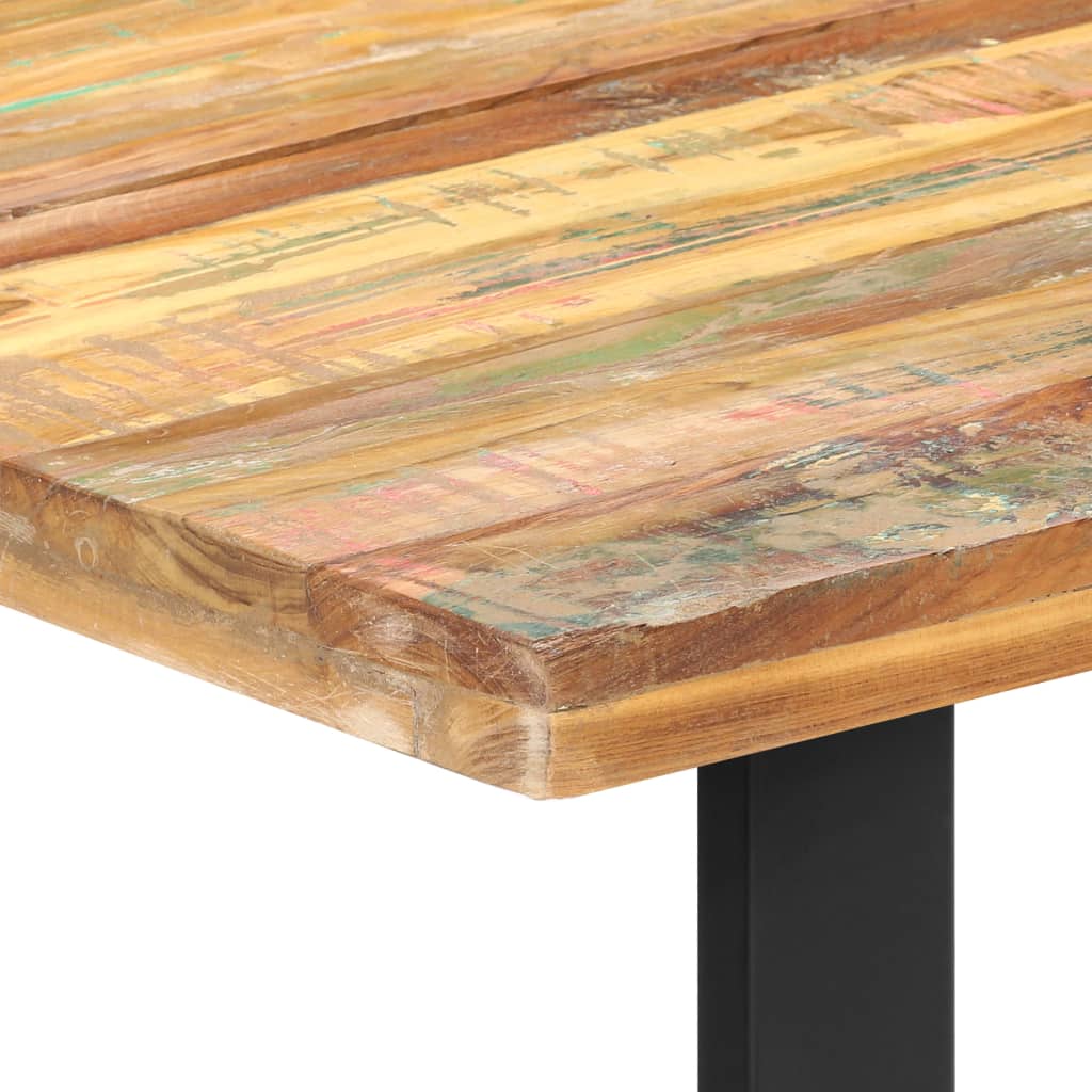 Dining Table 160x80x75 cm Solid Reclaimed Wood