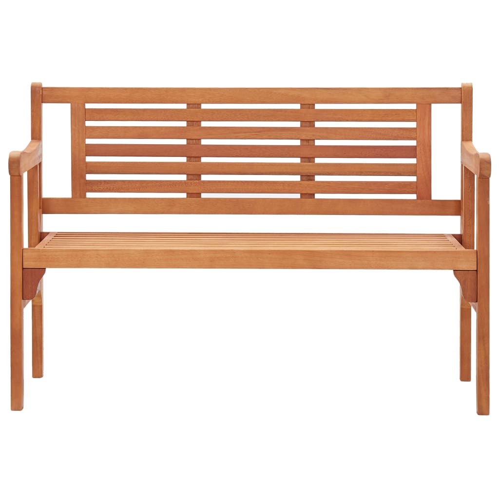 Foldable Bench | Natural | Solid eucalyptus wood | 120 cm |  Foldable