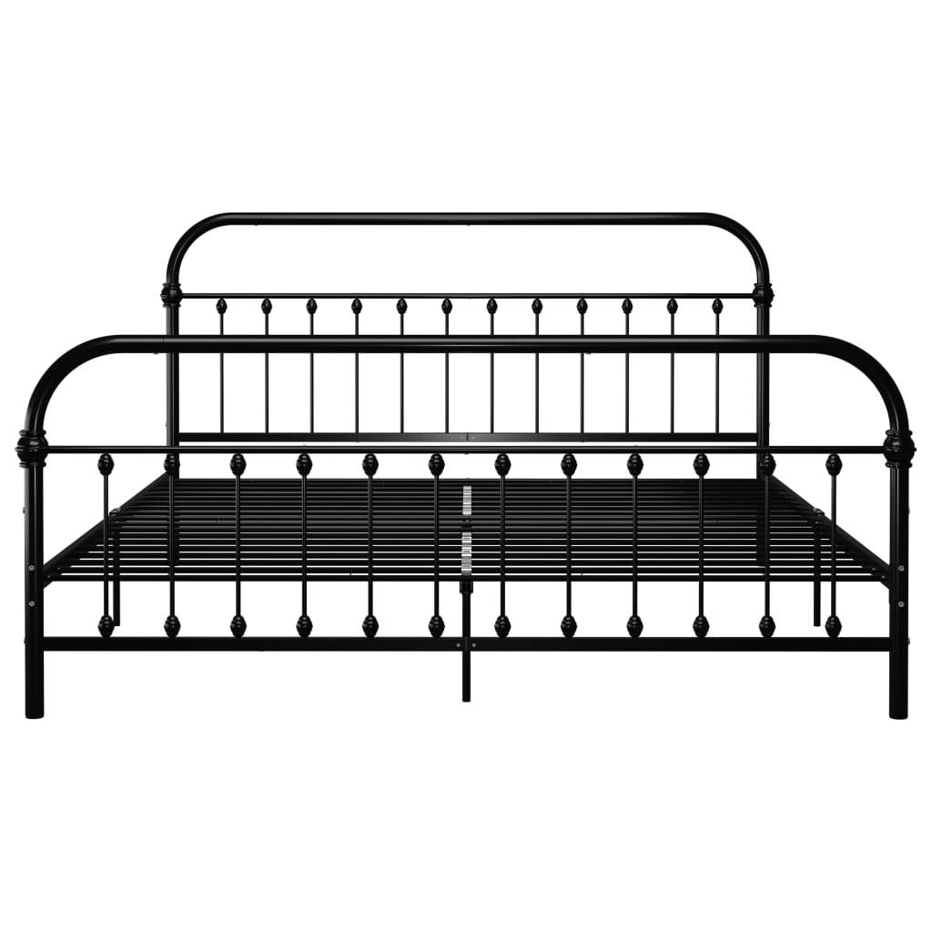 Bed Frame | Black | Metal | Super King | Classic/Traditional | Bed Frame
