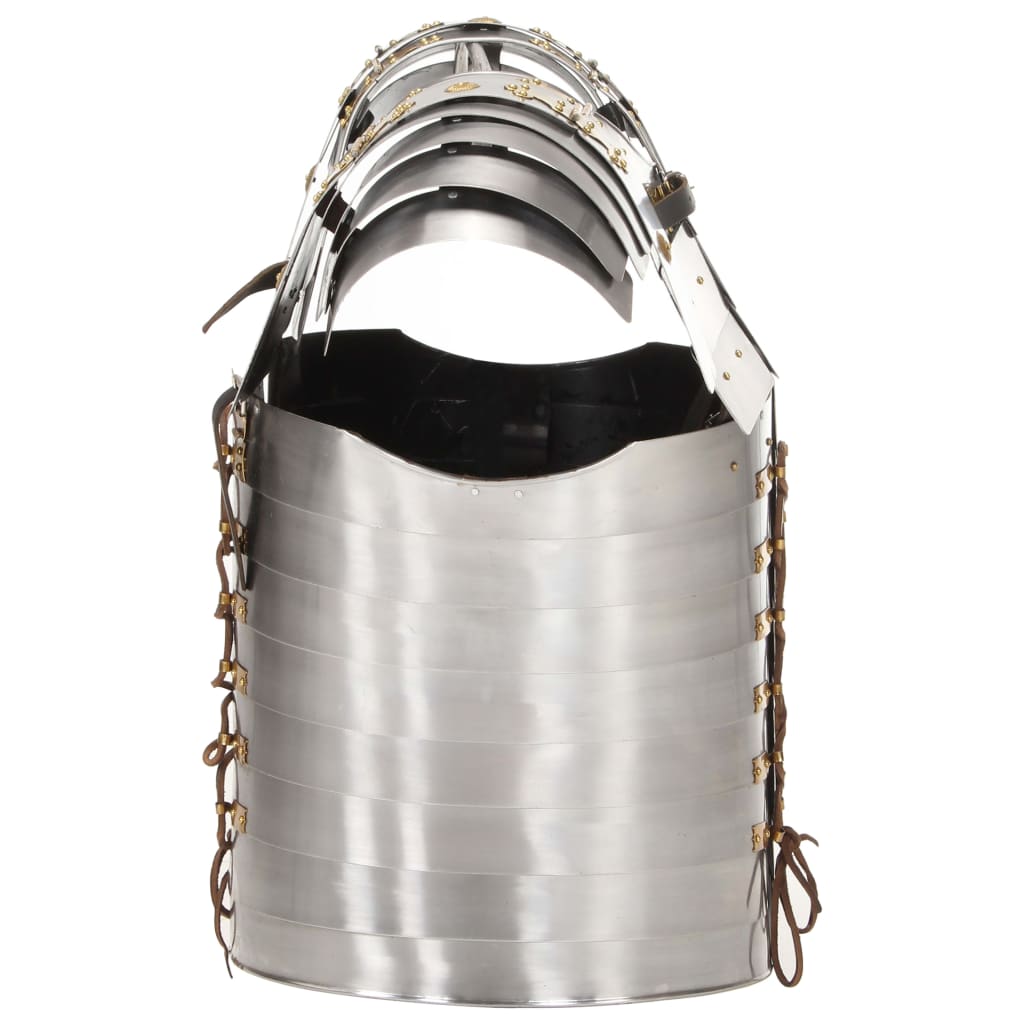 Roman Soldier Body Armour Replica LARP Silver Steel