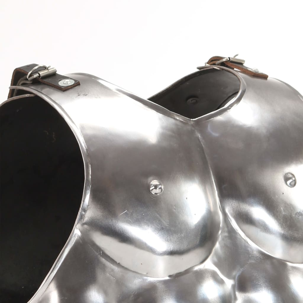 Roman Soldier Body Armour Cuirass Replica LARP Silver Steel