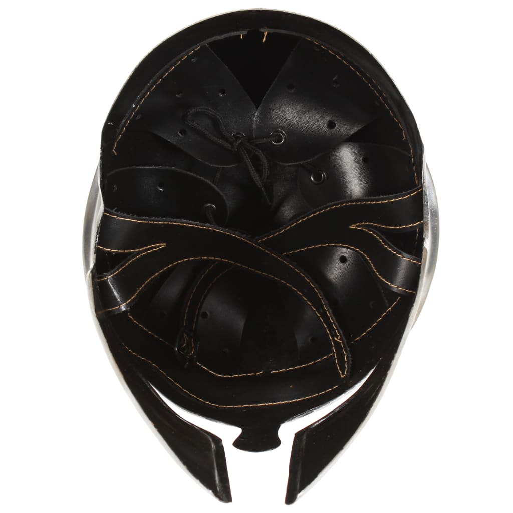 Greek Warrior Helmet Antique Replica LARP Silver Steel