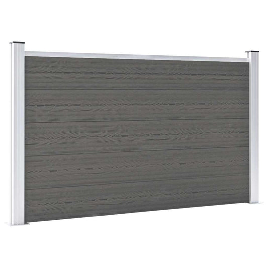 Garden Fence WPC 180x105 cm Grey