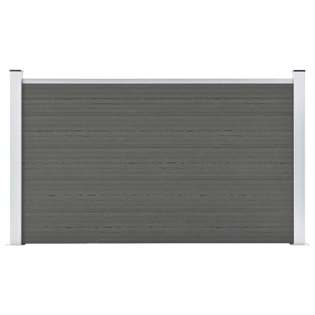 Garden Fence WPC 180x105 cm Grey