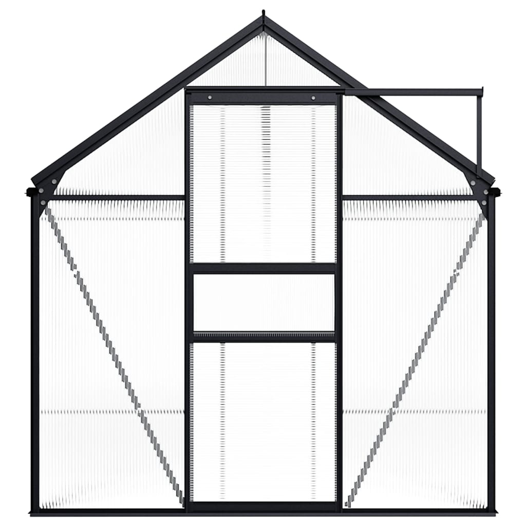 vidaXL Greenhouse Anthracite Aluminium 8.17 m²