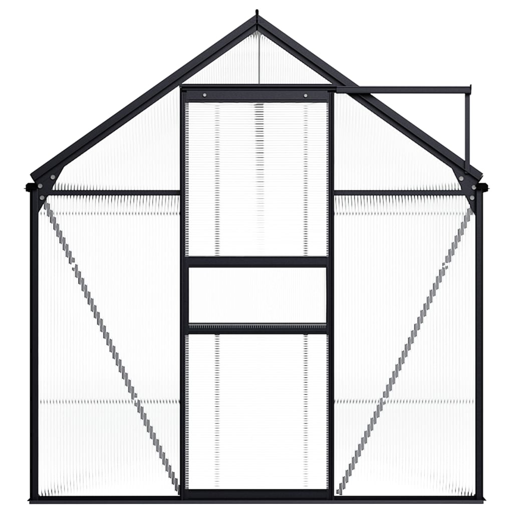 vidaXL Greenhouse Anthracite Aluminium 9.31 m²