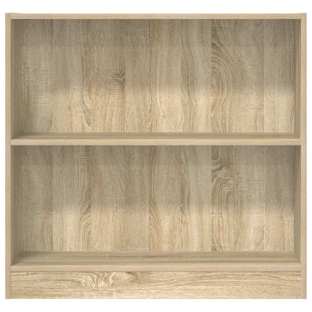Bookcase Sonoma Oak 80x24x75 cm Engineered Wood
