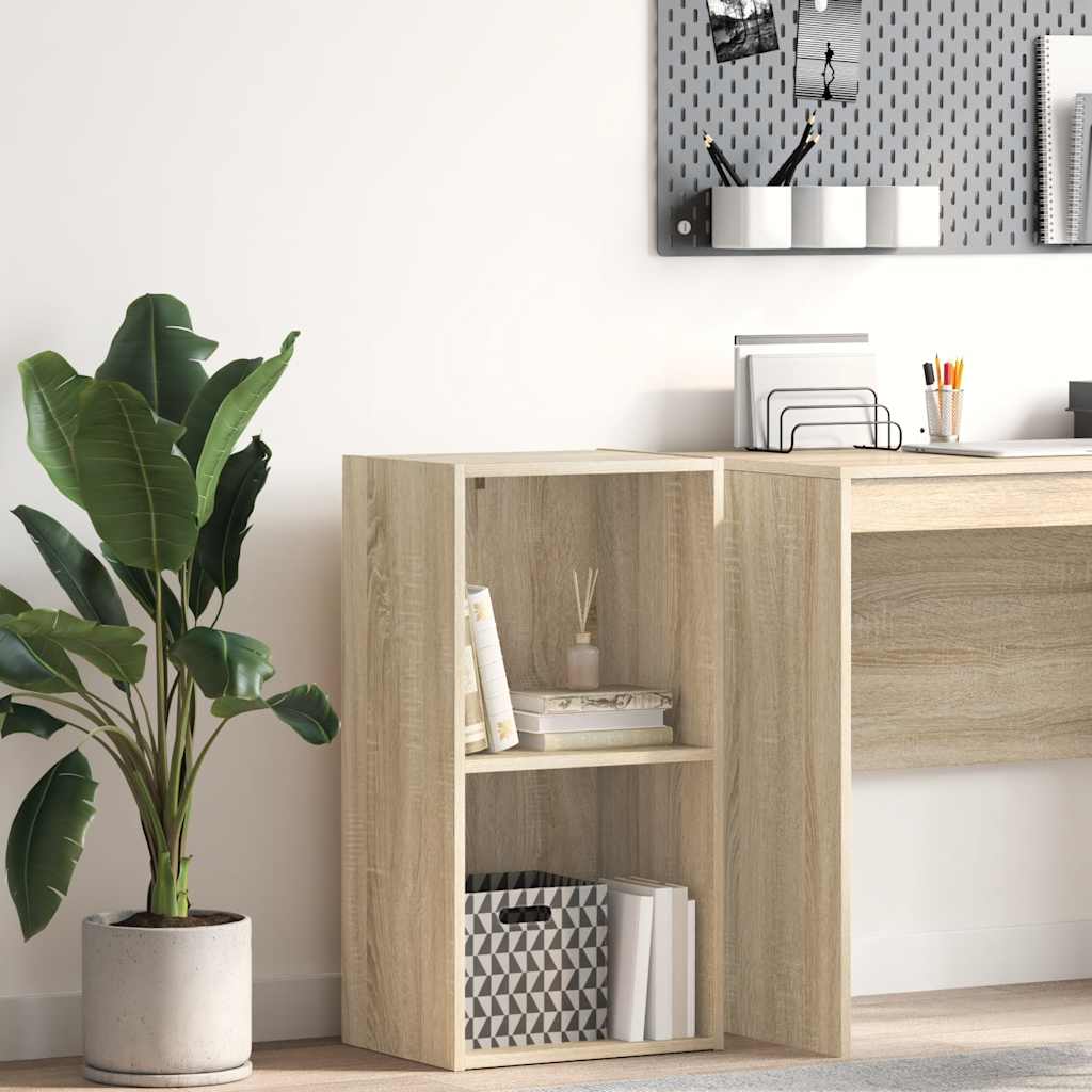 Bookcase Sonoma Oak 40x30x76,5 cm Engineered Wood
