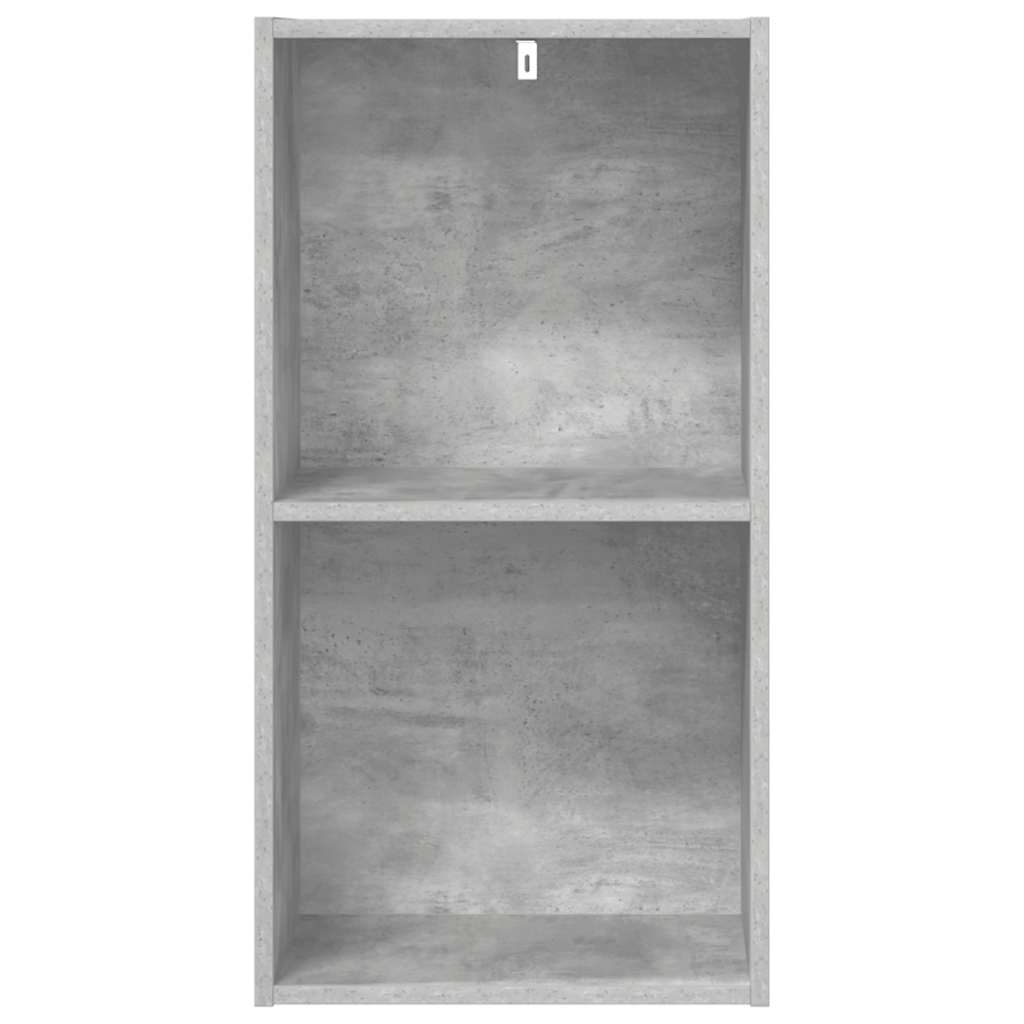 Bookcase Concrete Grey 40x30x76,5 cm Engineered Wood