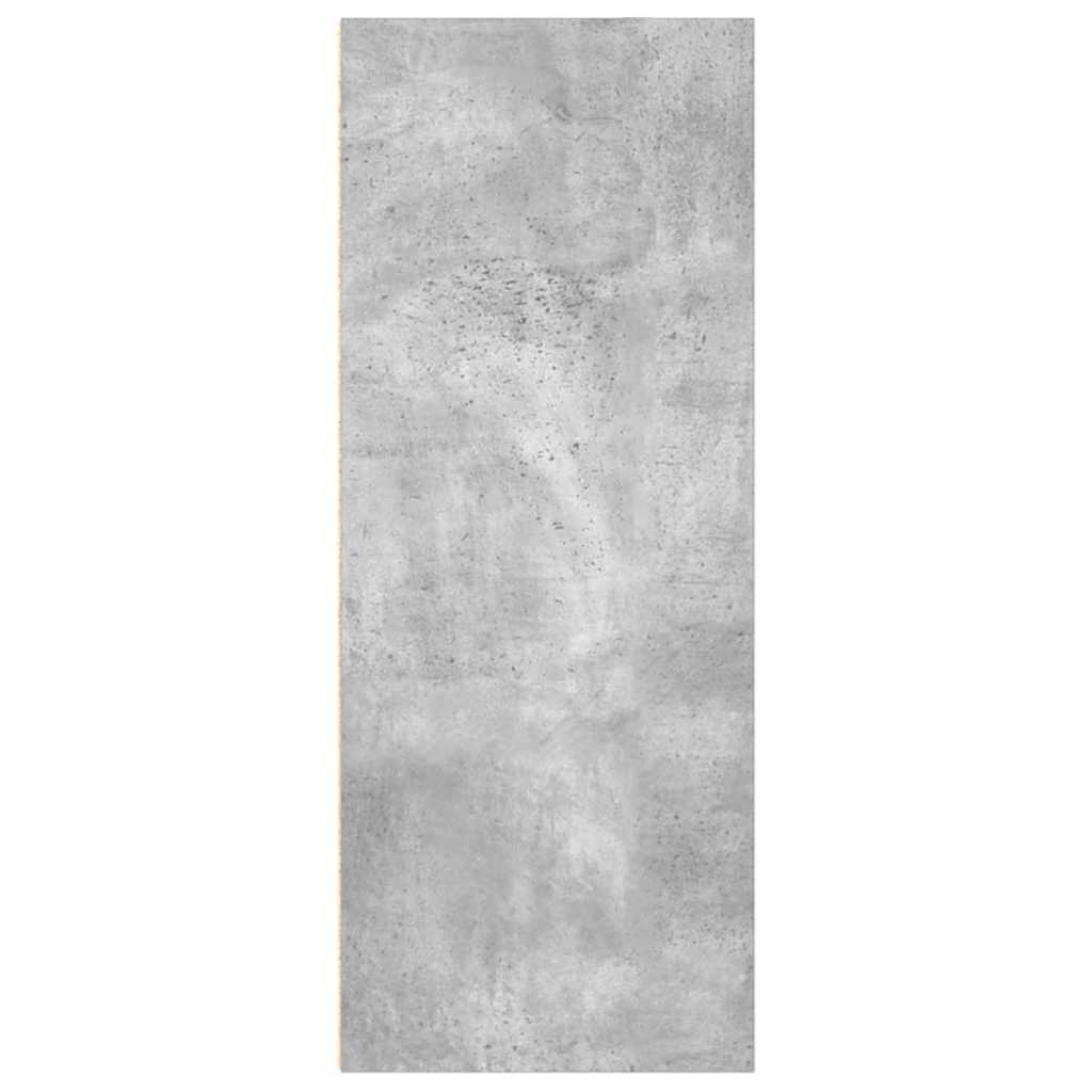 Bookcase Concrete Grey 40x30x76,5 cm Engineered Wood