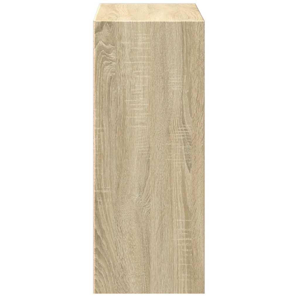 Bookcase Sonoma Oak 60x30x76,5 cm Engineered Wood