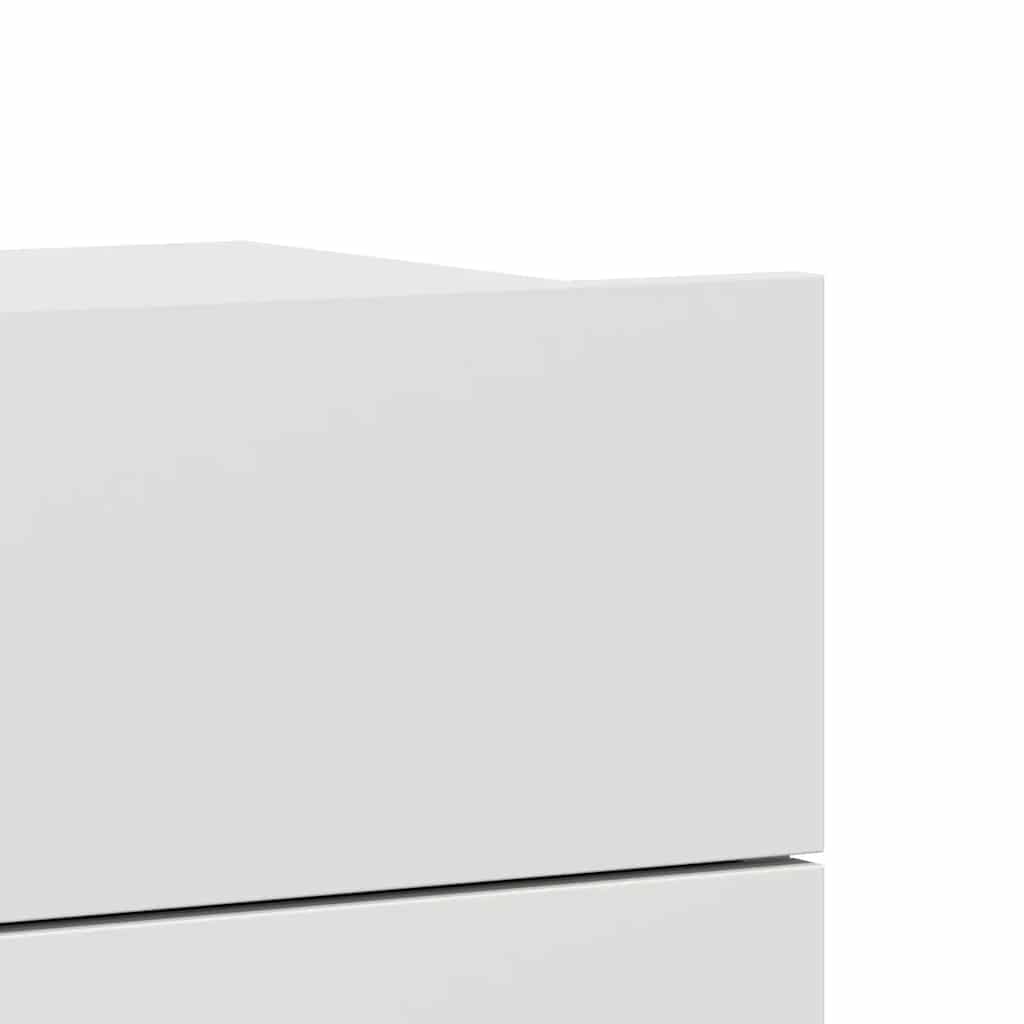 801053 vidaXL Bedside Cabinet White 40x30x30 cm Engineered Wood