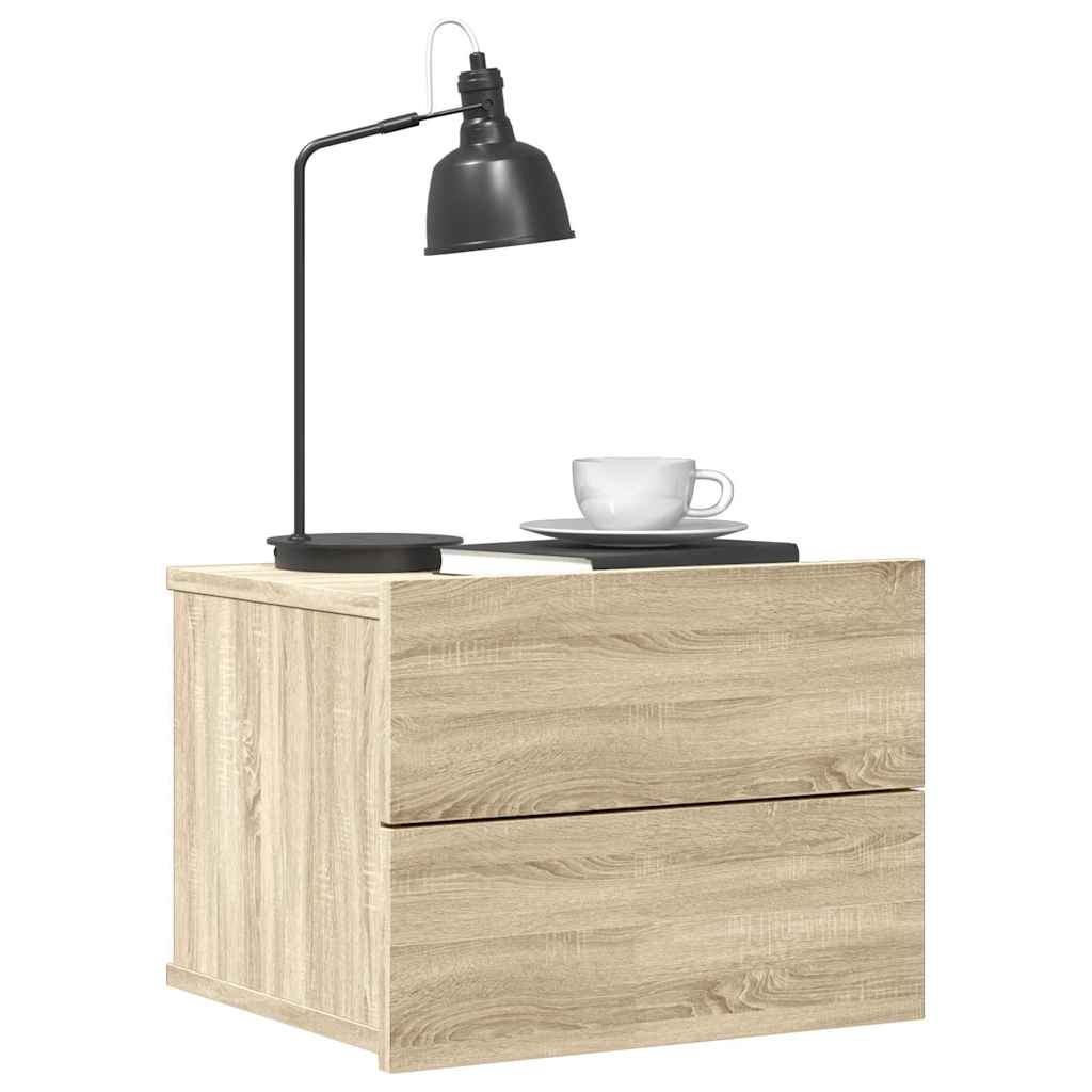 801059 vidaXL Bedside Cabinet Sonoma Oak 40x30x30 cm Engineered Wood