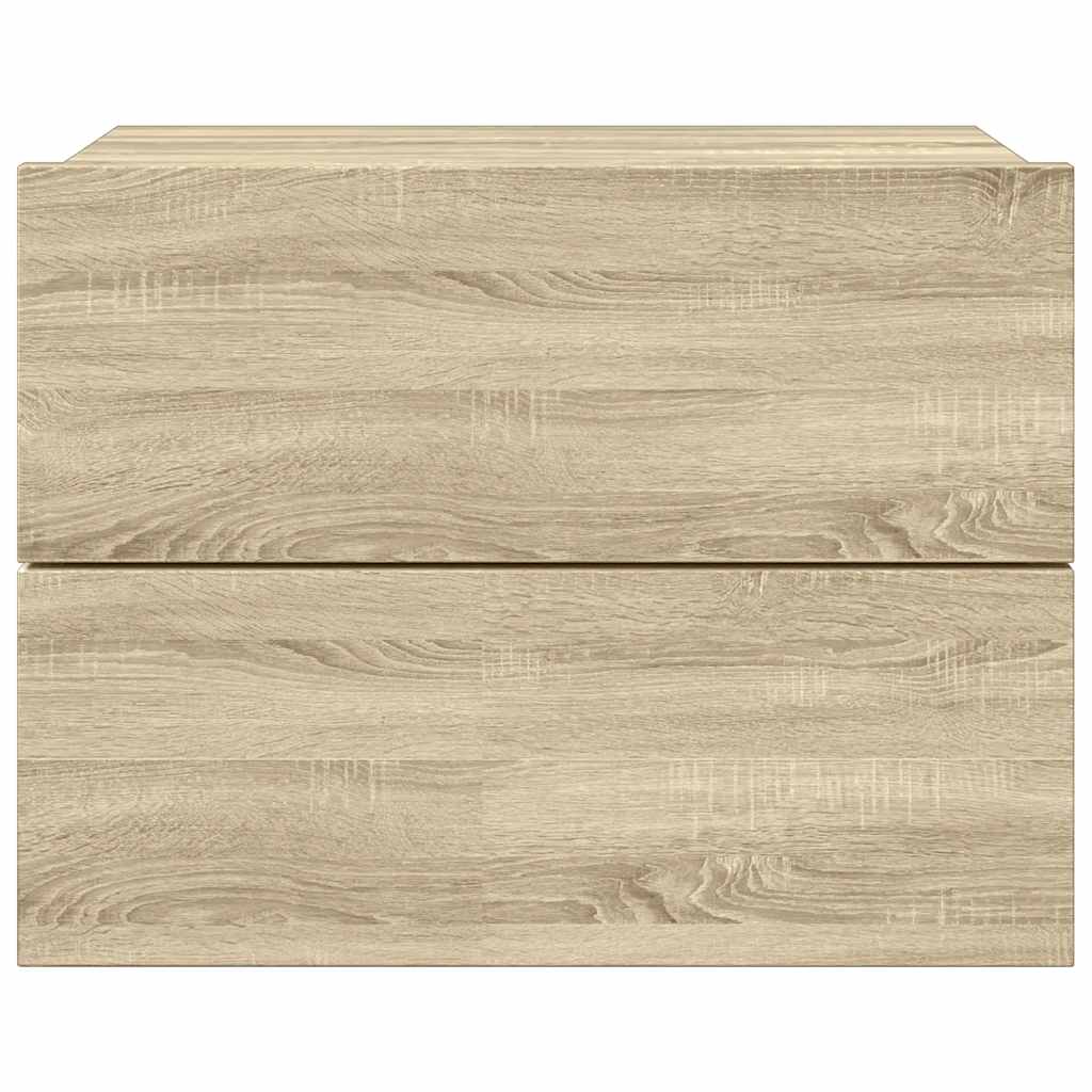 801059 vidaXL Bedside Cabinet Sonoma Oak 40x30x30 cm Engineered Wood